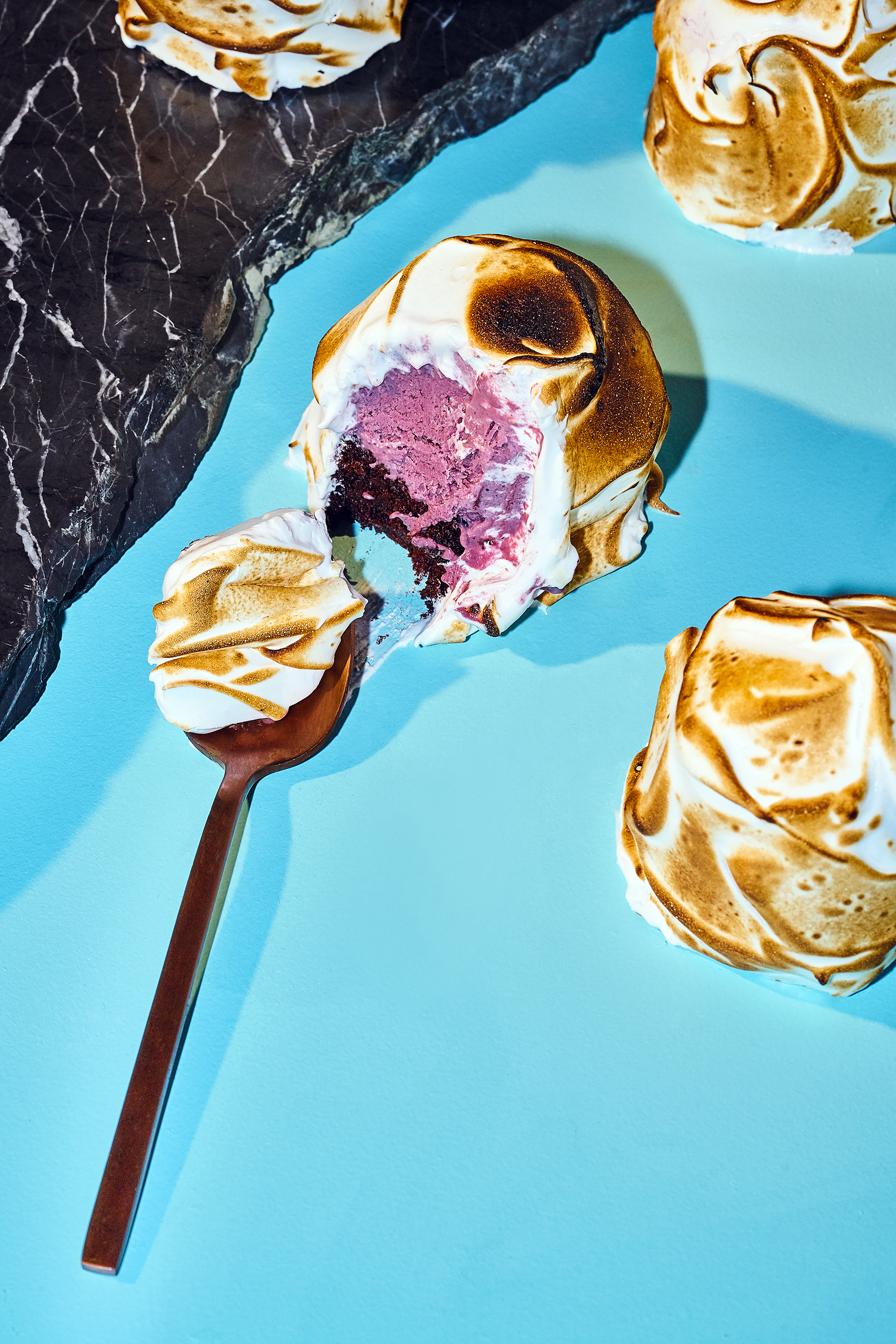 Blueberry Maqui Baked Alaska | Artful Desperado