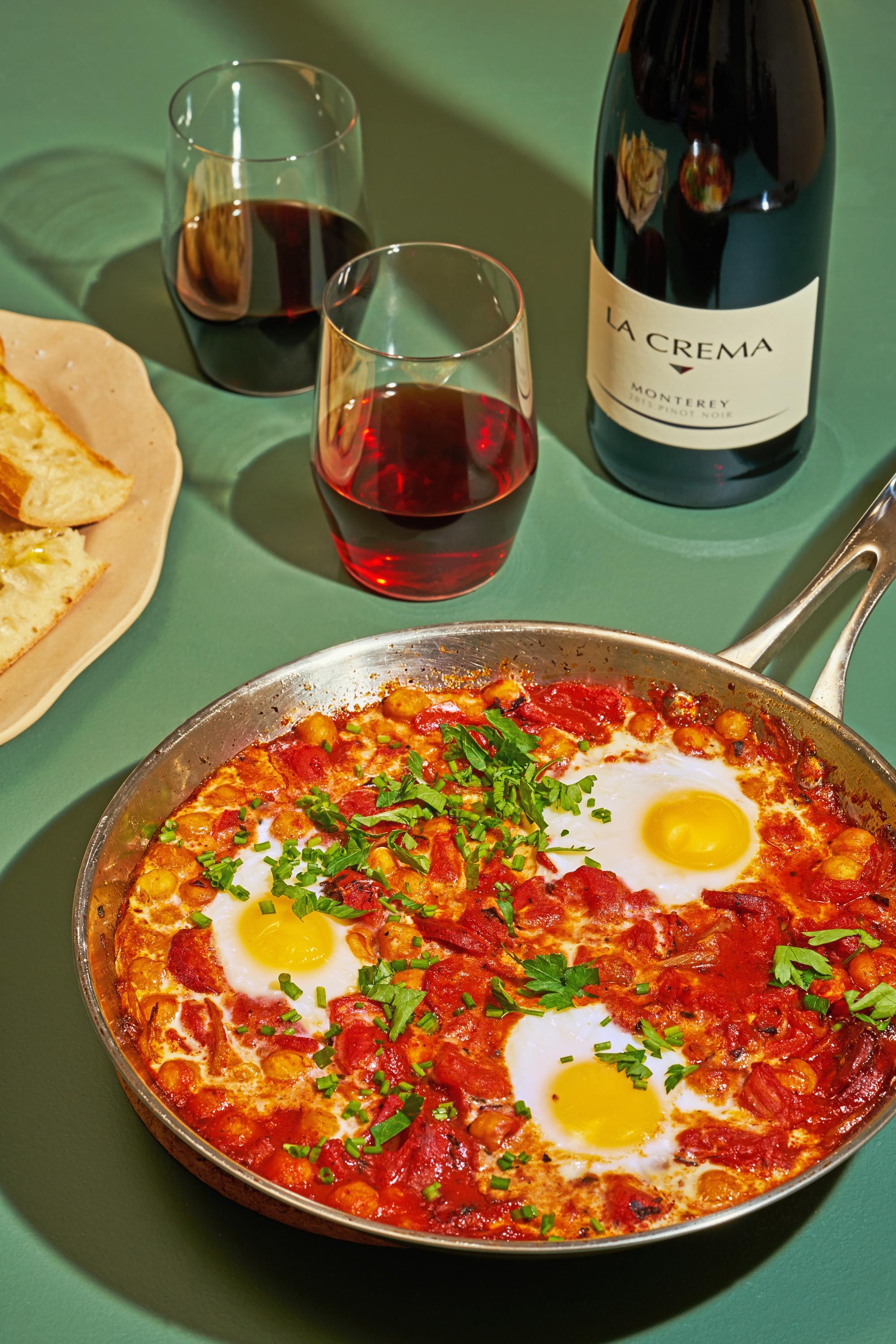 Chorizo and Chickpea Shakshuka and a Wine Pairing